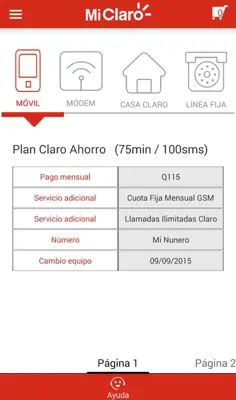 Mi Claro Centroamérica android App screenshot 6